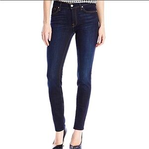 7 for all Mankind | Roxanne Rhinestone Skinny Jeans | dark wash | size 29x32